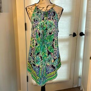 Like New Lilly Pulitzer silk tank size large